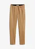 Imitatieleren broek met comfortabele band, bonprix