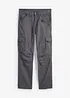 Relaxed fit cargo broek van puur katoen, straight, bonprix