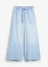 Wide leg jeans, mid waist, comfortabele tailleband, bonprix