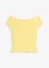 Off-shoulder shirt van puur biologisch katoen, bonprix