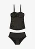 Tankini met gouddraad (2-dlg. set), bonprix