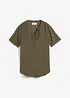 Blouse met korte mouwen van een soepele viscosemix, bonprix