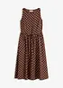 Midi jurk met bindceintuur, bonprix
