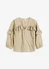 Lichte blouse met volants, bonprix