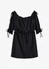 Jersey jurk met Carmen halslijn, bonprix