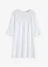 Jersey jurk met crochet-kant, bonprix