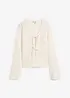 Shirtvest van bar crêpe, bonprix