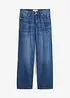 Baggy jeans mid waist super soft, cropped, bonprix