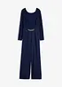 Jumpsuit met kant en kleine ketting, bonprix