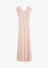Chiffon jurk met kant, bonprix