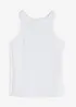 Geribde tanktop van biologisch katoen, bonprix