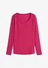 Katoenen longsleeve met ronde hals, bonprix