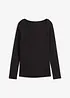 Katoenen longsleeve met ronde hals, bonprix