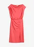 Asymmetrische jersey jurk met rimpels, bonprix