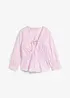 Blouse met plooitjes en elastische naden, bonprix
