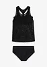 Tankini (2-dlg. set) van kant, bonprix