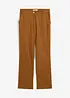 High waist broek van een linnen-viscosemix, bonprix