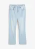 Flared jeans high waist, cropped, bonprix