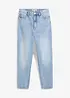 Mom jeans, high waist, low stretch cropped, bonprix