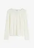 Longsleeve licht transparant, bonprix