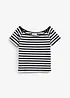 T-shirt van een stretchy organische katoenmix, bonprix