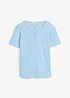 T-shirt met structuur en knopen, bonprix