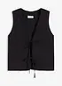 Gilet met strikken, bonprix
