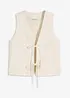 Gilet met strikken, bonprix
