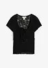 T-shirt van kant, bonprix