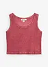 Tanktop van biologisch katoen, bonprix