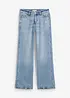 Loose straight jeans mid waist, low stretch, bonprix