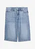 Jeans bermuda mid waist, low stretch, bonprix