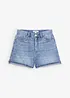Jeans short high waist, low stretch, bonprix