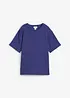 Shirt van borken crèpe, bonprix