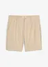 Chino bermuda met bandplooien, regular fit, bonprix