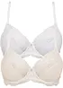Beugel bh met fijne kant (set van 2), bonprix
