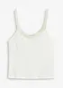Top met spaghettibandjes en sierdetails, bonprix