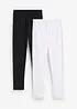 Legging met kanten zoom (set van 2), bonprix