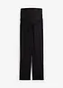 Zwangerschapsbroek met linnen, straight leg, bonprix