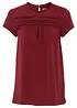 Katoenen shirt met kant, bonprix