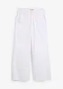 Wide leg jeans met high waist, cropped, bonprix