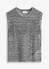 Ajour top met effectgaren, bonprix