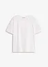 T-shirt met broderie anglaise, bonprix