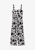 Gedessineerde jumpsuit van gestructureerde jersey, bonprix