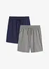 Lichte jersey short (set van 2), bonprix