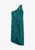 One shoulder jurk met draperie, bonprix