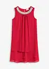 Chiffon Jurk met applicatie, bonprix