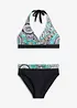 Halter bikini met gerecycled polyamide (2-dlg. set), bonprix