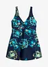 Corrigerende badpakjurk met V-hals, medium corrigerend, bonprix