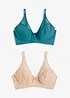 Beugel bh met mesh (set van 2), bonprix